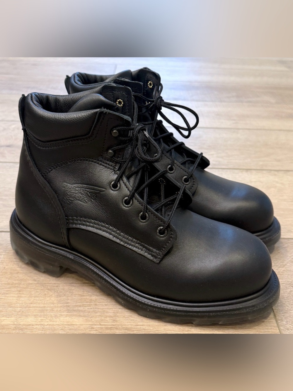NEW RED WING 607 6-INCH SOFT TOE SLIP RESISTANT SUPER SOLE 2.0 WORK BOOTS 8.5 D